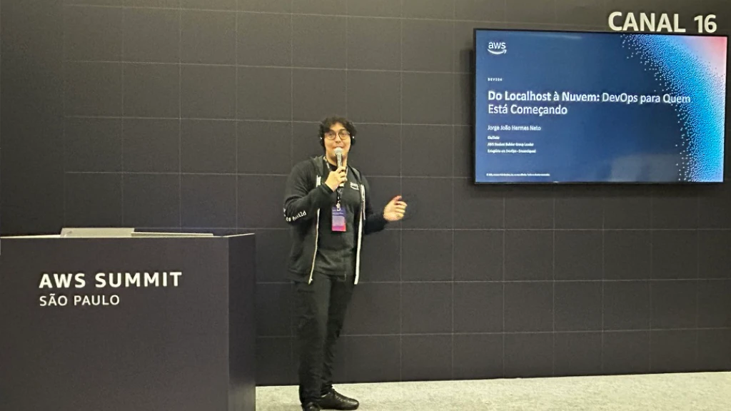 Jorge Hermes no AWS Summit SP 2026